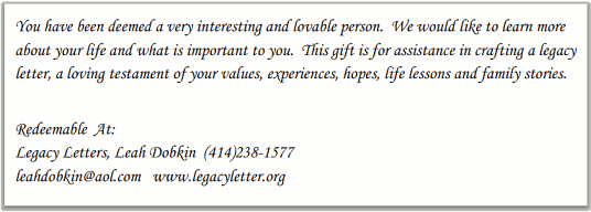 Sample Of Gift Letter from www.leahdobkin.com